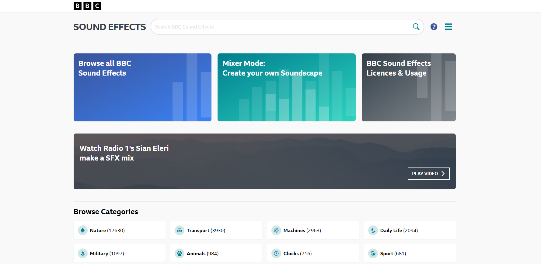 BBC Sound Effects Schooltools