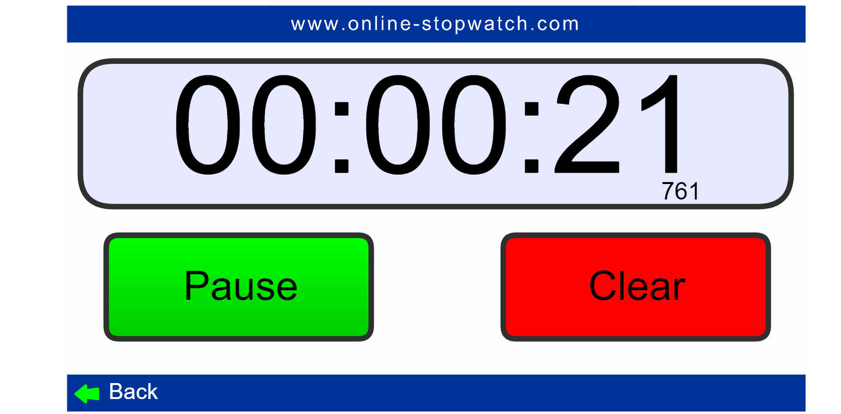 Online Stopwatch Schooltools