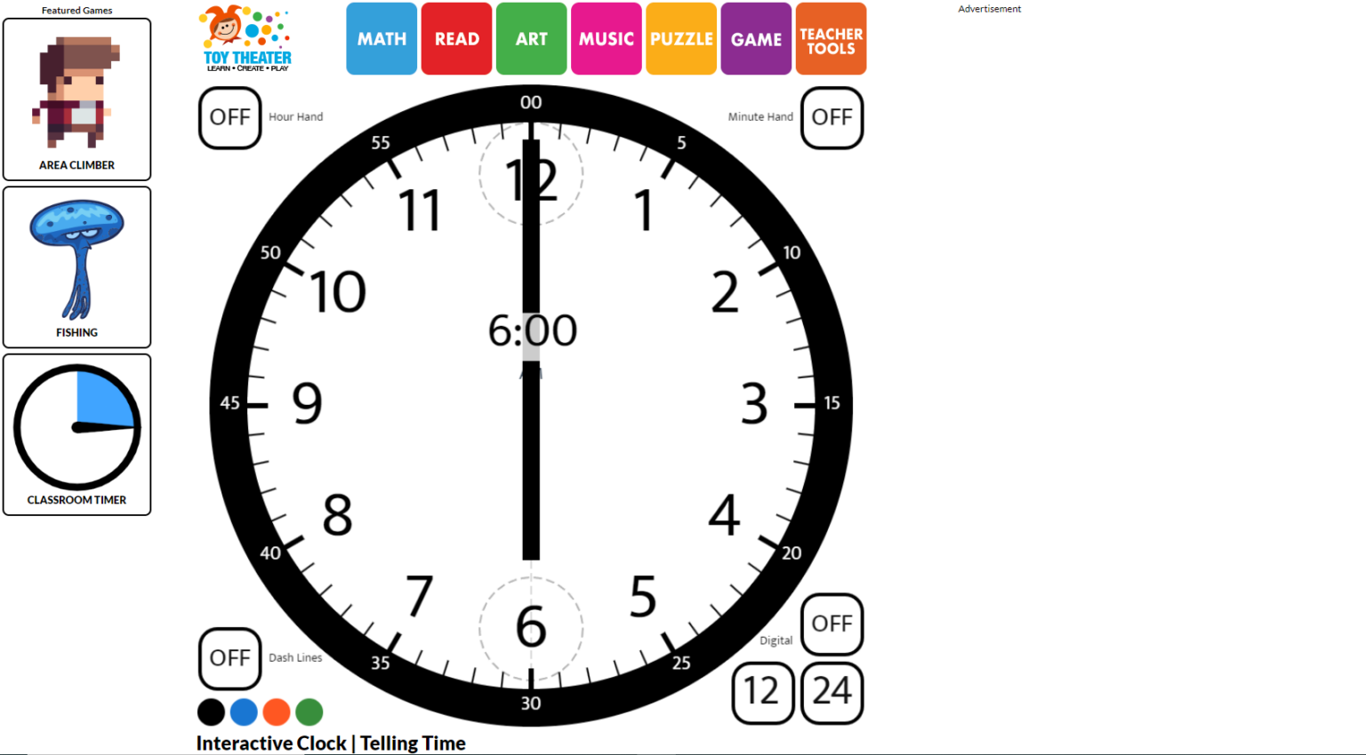 Interactive Clock Schooltools