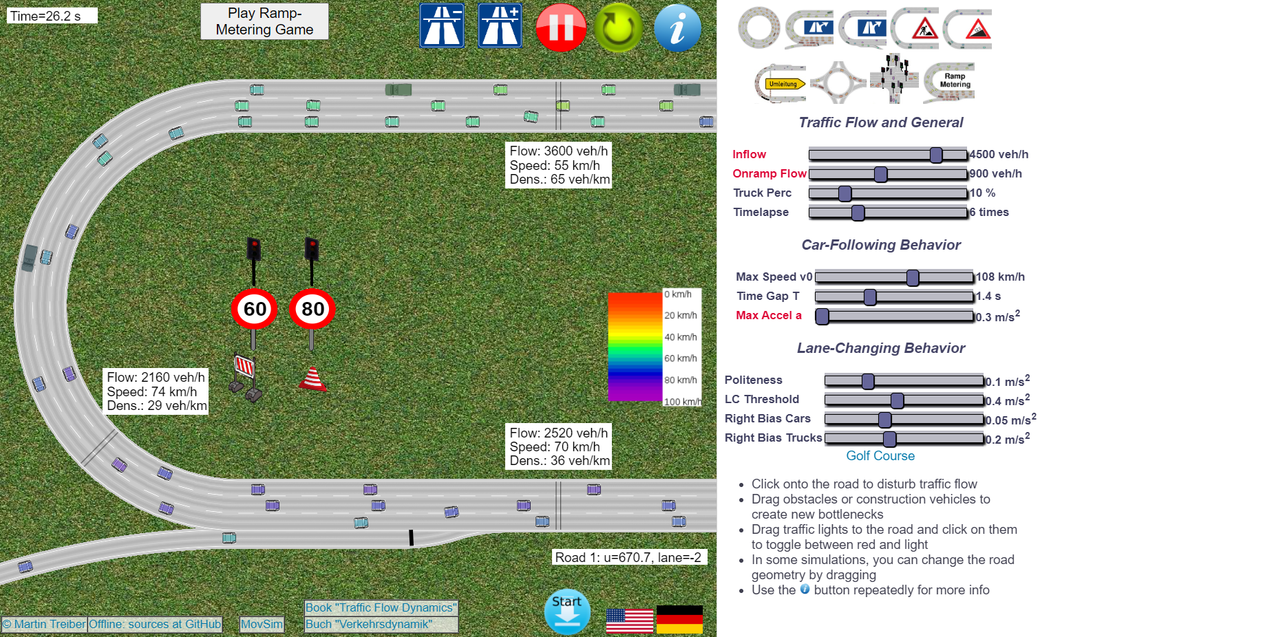 Traffic Simulation VerkehrsflussSimulator Schooltools