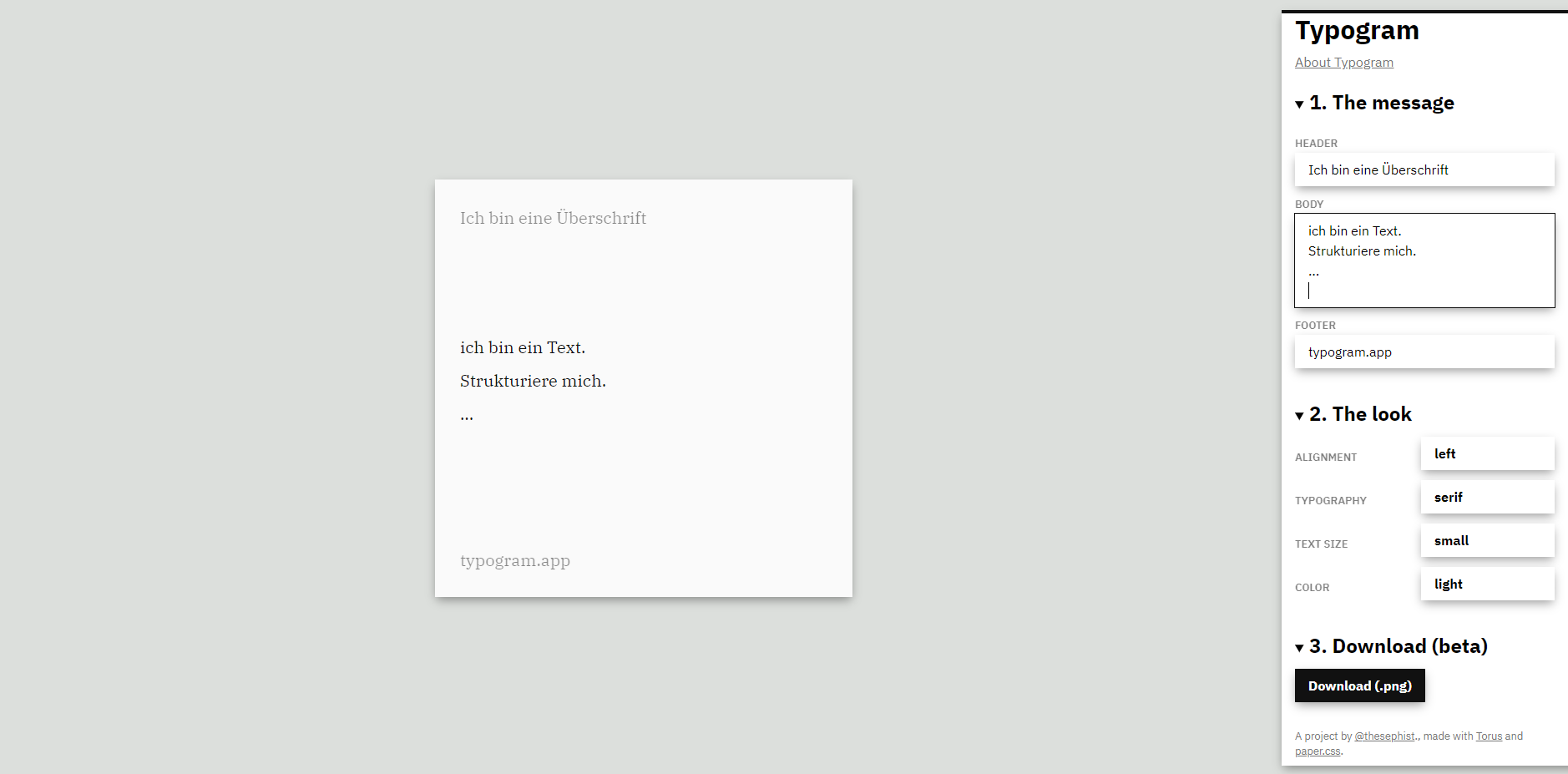 Typogram – Schooltools